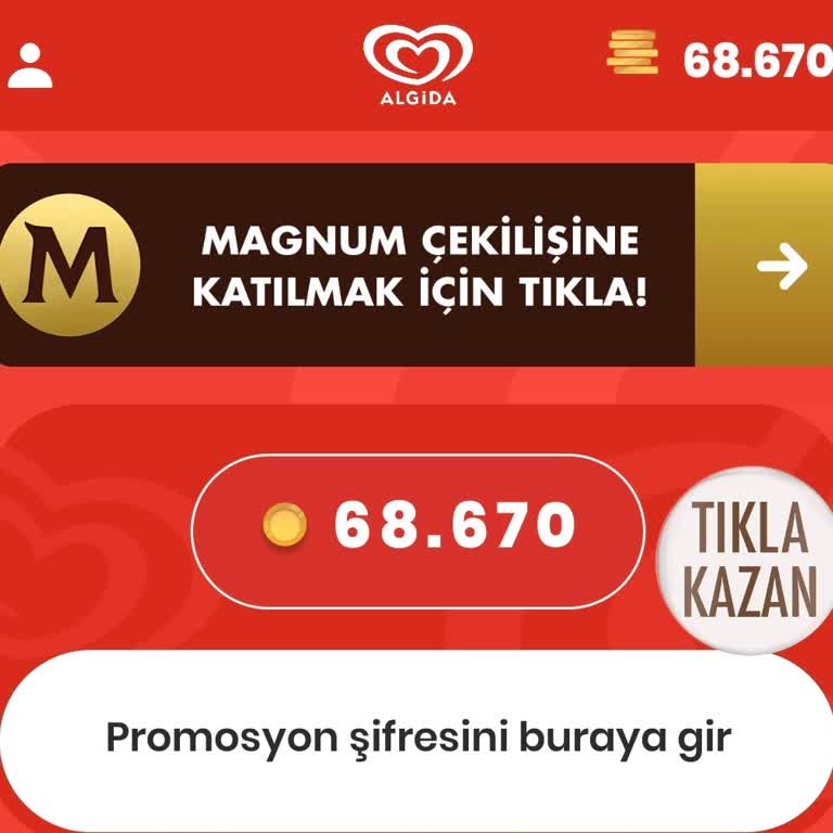 Algida Puanlarına Verilmeyen Dondurma.