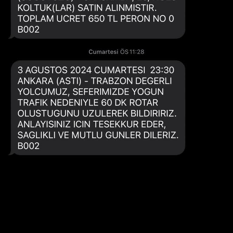 Ali Osman Ulusoy 2 Buçuk Saat Rötar