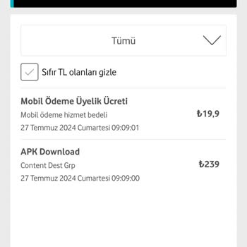 Vodafone Habersiz Üyelik Ve Fatura Şoku: Paramın İadesini İstiyorum