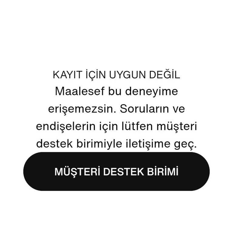 Nike Uygulaması Giriş Yaparken Hata Veriyor.