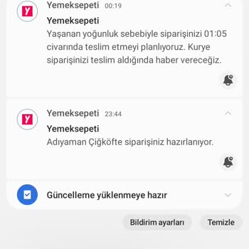 Yemeksepeti Boş Yere Bekletti.