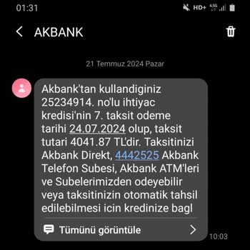 Akbank Yasal Takip Hatası