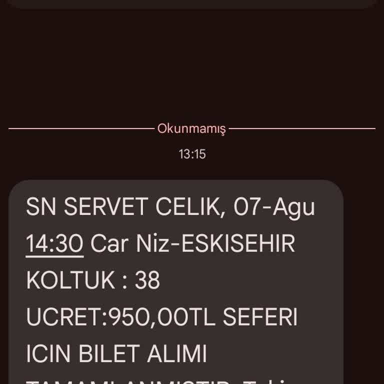 Süha Turizm Otobüs Yolculuğunda Yetersiz Hizmet Ve Hijyen Sorunları