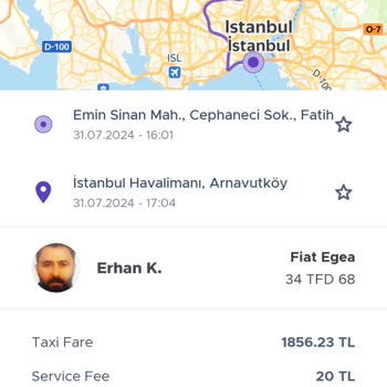 İBB - İstanbul Büyükşehir Belediyesi Taksiyle İlgili Sorun