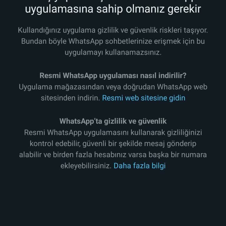 WhatsApp Hesabıma Giremiyorum