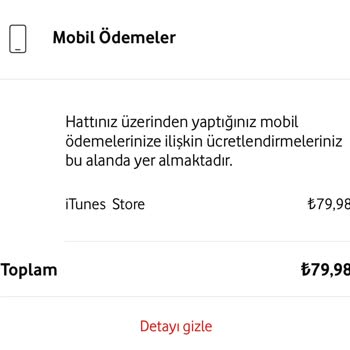 Vodafone Mobil Ödeme Hizmetlerinde Haksız Ücret Kesintisi