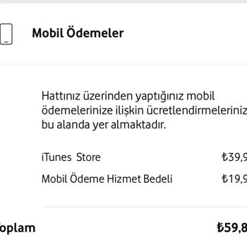 Vodafone Mobil Ödeme Hizmetlerinde Haksız Ücret Kesintisi