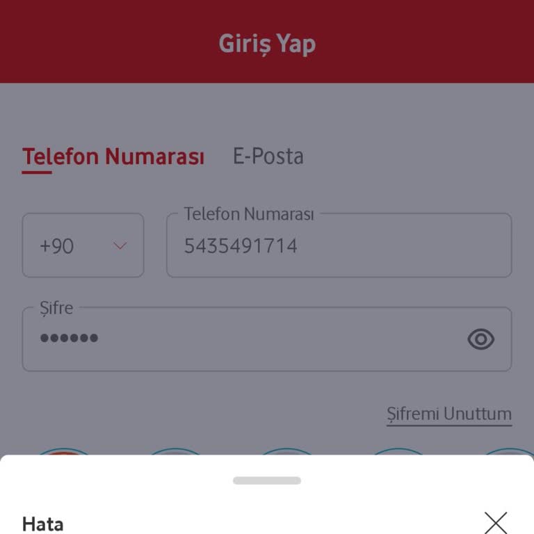 Vodafone Pay Telefon Numarası Güncelleme