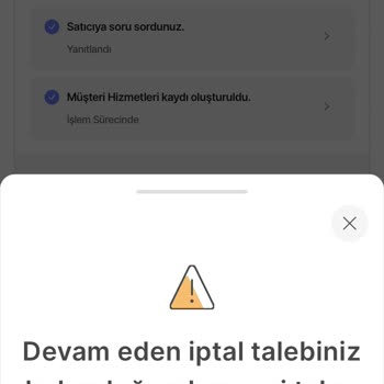 Hepsiburada Ve Becen House Satıcısının İptal Sorunu