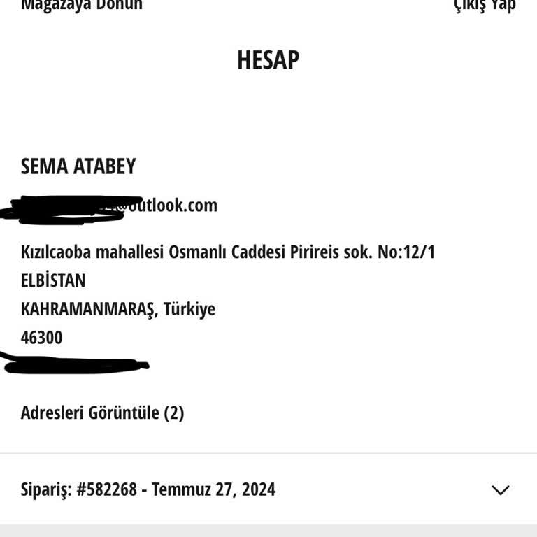 Touche Prive Online Siparişim Hala Gönderilmedi