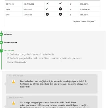 Saat & Saat Teknik Servis Şikayet