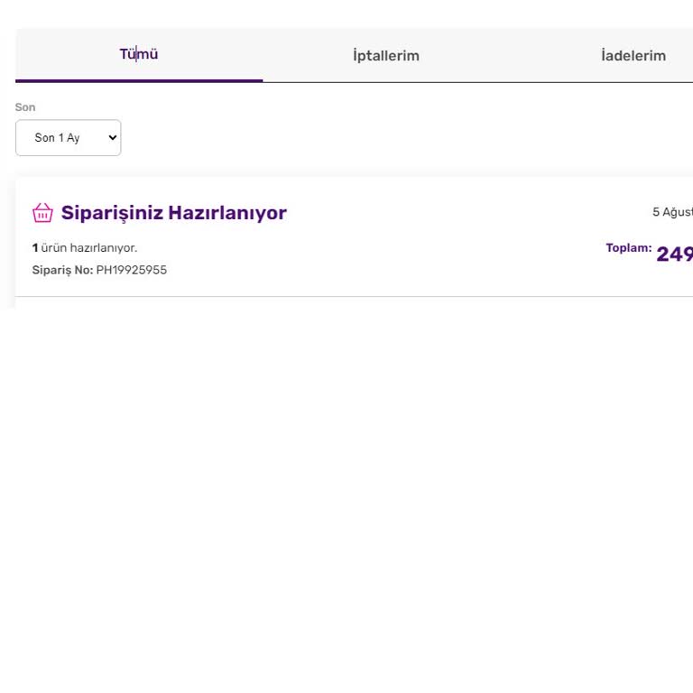 Gratis Online Sipariş Gecikmesi