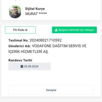 Dijital Kurye Ve Vodafone Teslimat Saçmalığı