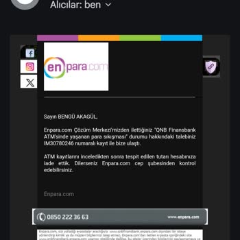 QNB Eksik Kalan Paramı Vermiyor