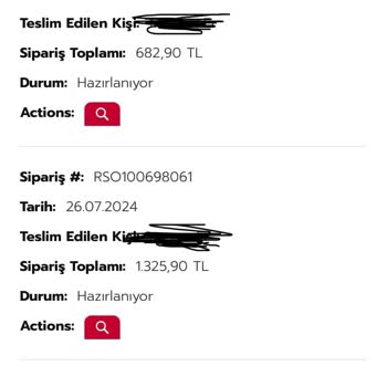 Rossmann Açık Paket Yüzünden İade.