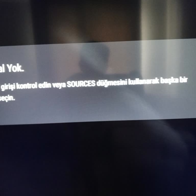 PHILIPS TV HDMI Sinyal Yok Hatası