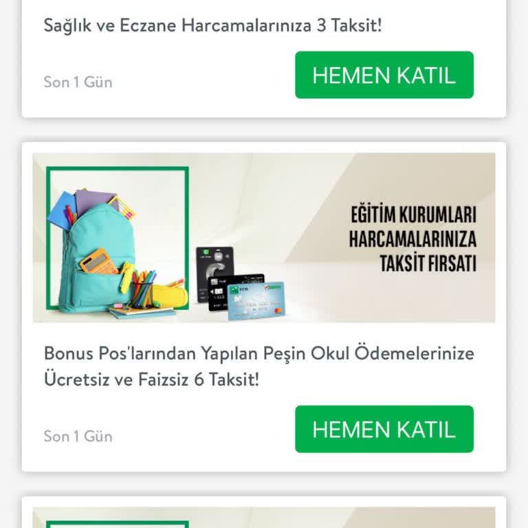 TEB Kredi Kartı Eğitim Kurumu Harcamasının Taksitlendirilmemesi