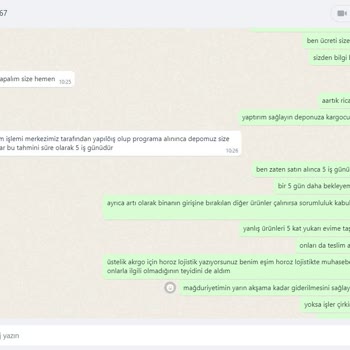 Sandalie Firması Yanlış Ürün Teslimi