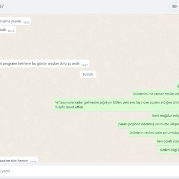 Sandalie Firması Yanlış Ürün Teslimi
