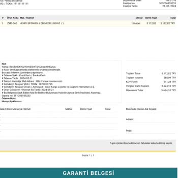 Vivense Ücret İadesi Yapmıyor!