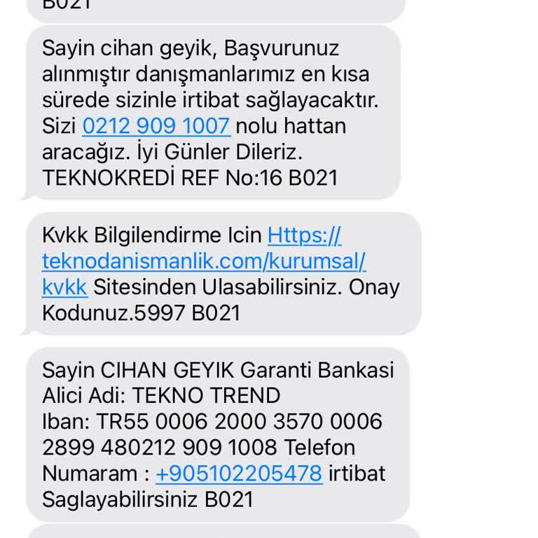 Tekno Trend Verdikleri IBAN Da TR55 0006 2000 3570 Devam Ediyor