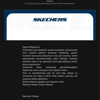 Skechers 2-3 Aylık Ayakkabımı Değişim Garantisine Almadı Mağdurum