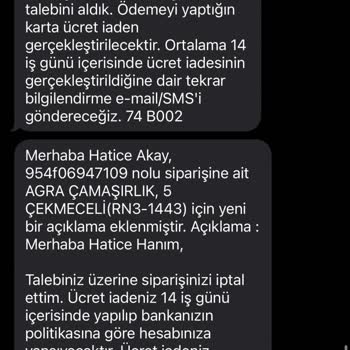 Vivense Ücret İadem Yapılmıyor.