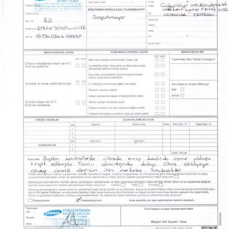 Probleme İhtiyacı Olan Samsung Alsun