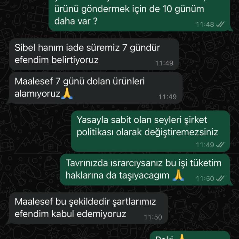 Bircançil Butik İadeyle İlgili Usulsüzlük