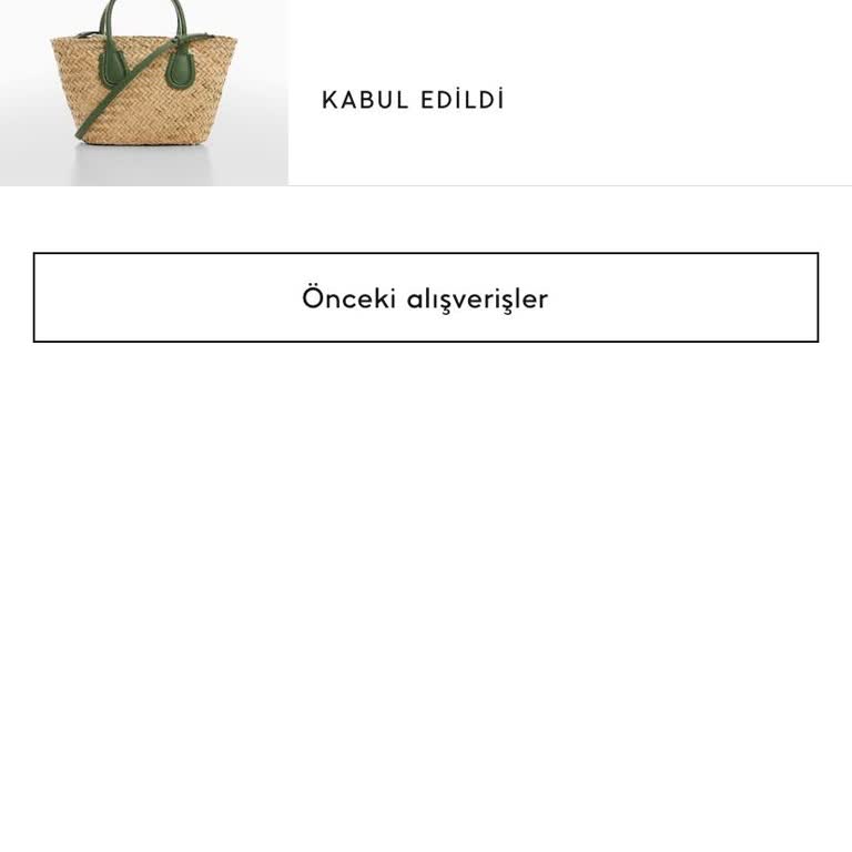 Mango Sipariş İptal Edemiyorum