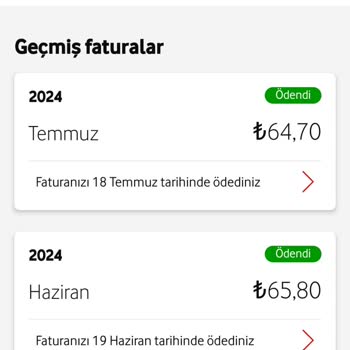 Vodafone Yanlış Fatura Ve Hatalı Bilgilendirme Mağduriyeti