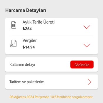 Vodafone Yanlış Fatura Ve Hatalı Bilgilendirme Mağduriyeti