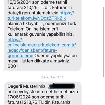 TTNET Taahhüt Ve Yüksek Fatura Sorunu