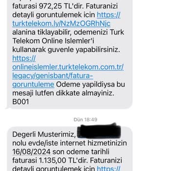 TTNET Taahhüt Ve Yüksek Fatura Sorunu