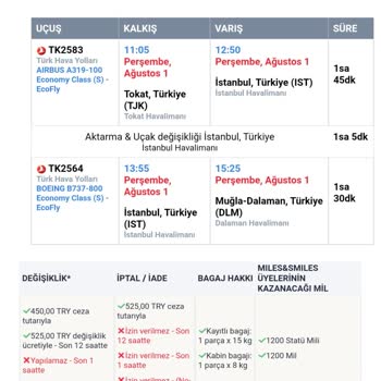 THY Aktarmalı Erken Uçak Bileti Aldım Başıma Gelmeyen Kalmadı!