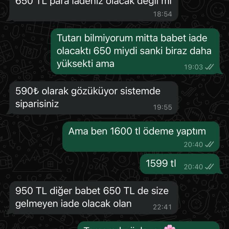 Benimpapuccum (Instagram) Ürün Temin Etmediler Paramı Ödemiyorlar!