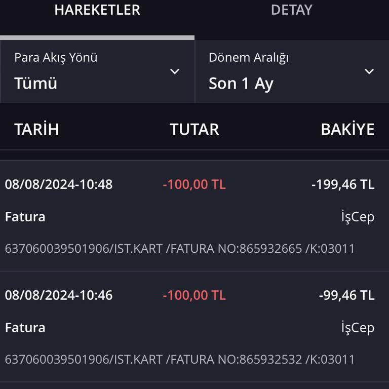 İş Bankası İşCep İstanbulkart Bakiye Yükleme Hatası