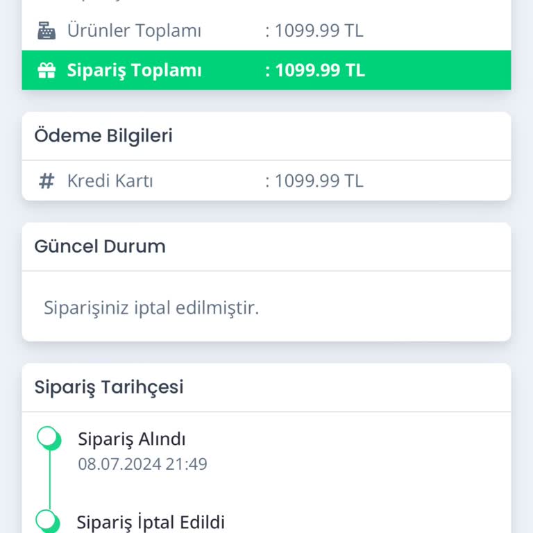 iloveshoes.com.tr Sipariş İptali Ve Geciken İade Süreci