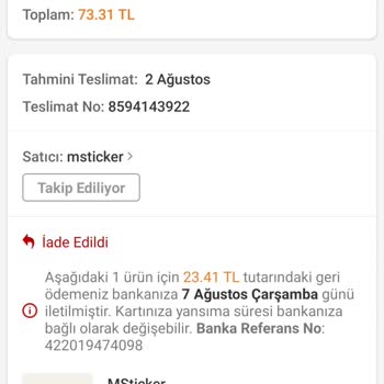 Trendyol Ve Kargo Süreci