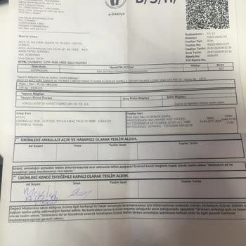 Horoz Lojistik Siemens Alınan Eşyamız Horoz Kargoyla Eve Taşınırken Parkemiz Kalktı