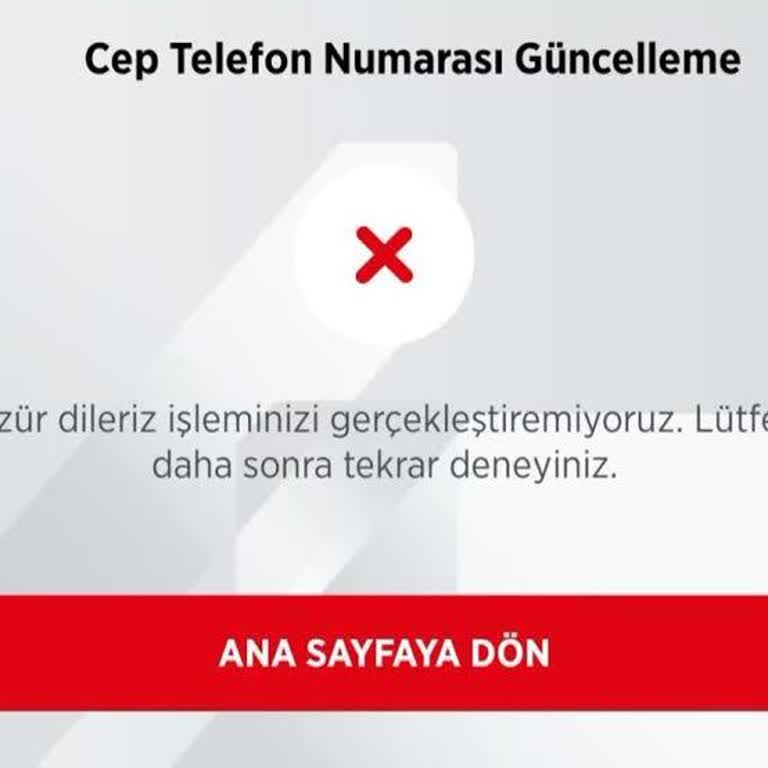 Ziraat Bankası Mobil Uygulaması Üzerinden Telefon Numarası Değişmiyor