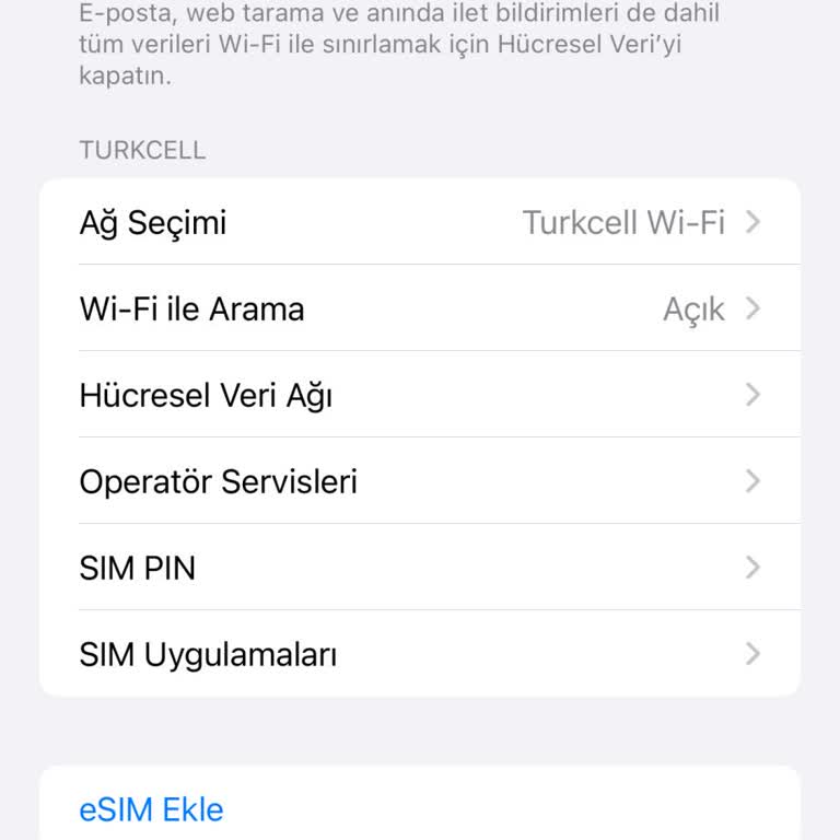 Turkcell'e Geçişte Hizmet Sorunu Yaşıyorum