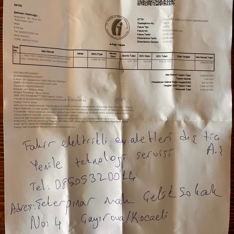 Fakir Elektrik Süpürgesinde Yaşanan Sıkıntı