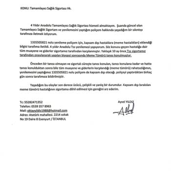 Anadolu Sigorta Anadolu Tss, Poliçede İşlerine Geldiği Gibi Düzenleme Yapıyor.