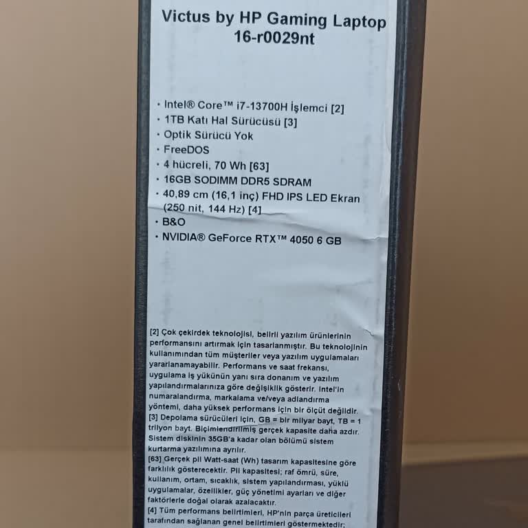 HP Victus 16 Kasma Ve Isınma Sorunu