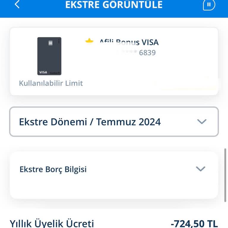 Denizbank Kart Aidatı İadesi