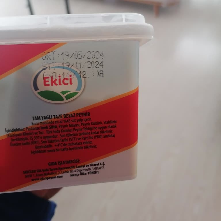 Ekici Peynir Ekici Bozuk Asidik Kokulu Peynir