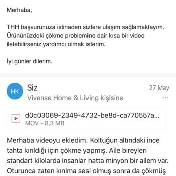 Vivense Mağdur Etti Hatalı Ürün Yollayıp Para İadesi Yapmıyor