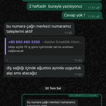 Katılım Emeklilik Para Alıyor Hizmet Yok Muhatap Yok