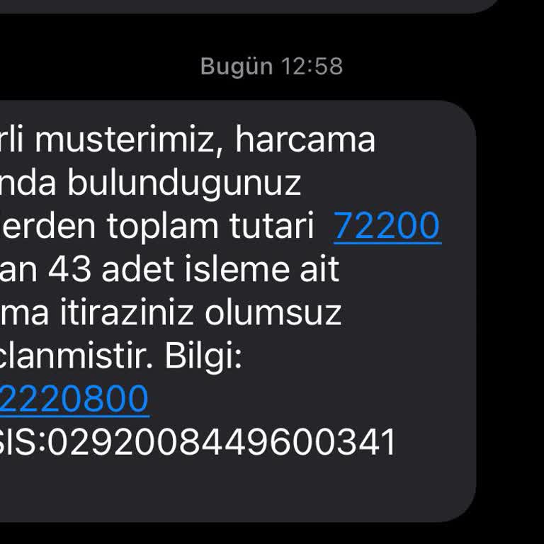 Denizbank Kredi Kartı Harcama İtirazımın Olumsuz Sonuçlanması